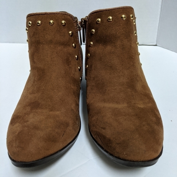 Sam Edelman floral rose embroidered ankle boots - Picture 3 of 6